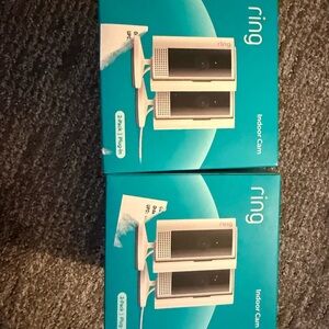 Ring Indoor Cam Set in White